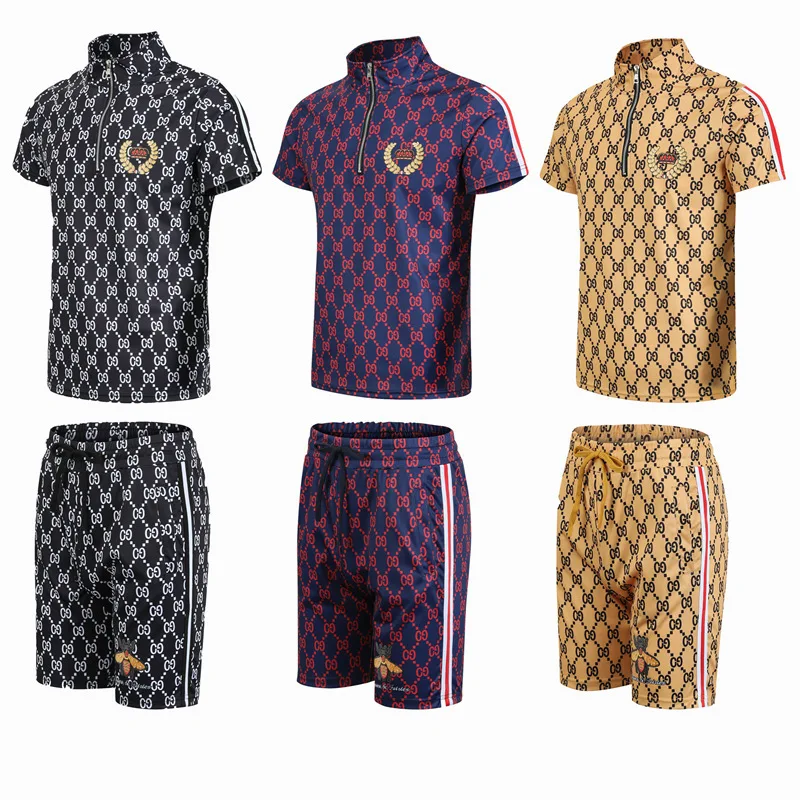 Conjunto de camiseta de manga corta con estampado de letras para hombre y mujer, camiseta fina de gama alta, verano 2021