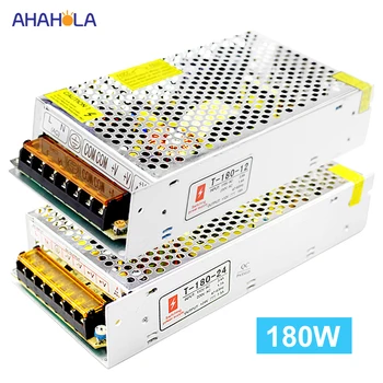 

Single Output DC 24v 12v Power Supply Unit 180w 50-60hz Source Power Supply DC 12v 24 V Lighting Transformer Led Driver