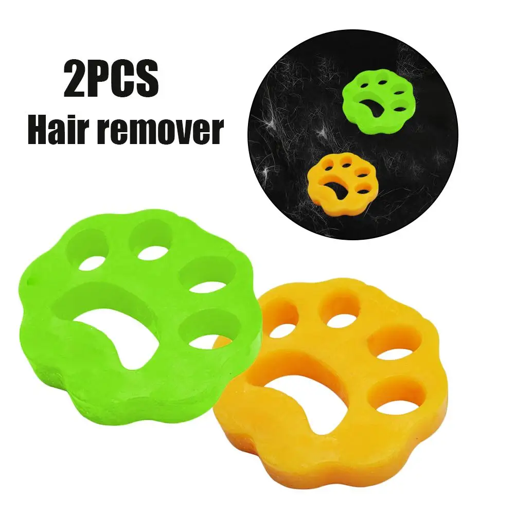 Recogedor de pelo para mascotas, accesorio de gato, perro con pelo, removedor de pelusa, secador de ropa, lavadora, limpieza reutilizable, recogedor de ropa, 2 uds.