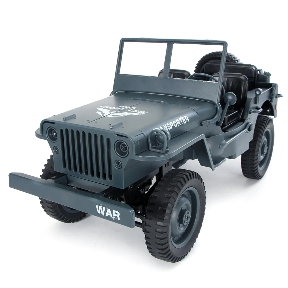Jjrc Q65 4wd радиоуправляемые машинки игрушка 2,4g пульт дистанционного управления светильник джип четыре колеса внедорожный военный альпинистский автомобиль игрушки Детский подарок