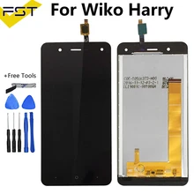 Bloc écran tactile LCD de remplacement, outils et adhésif pour Wiko Harry sensor=