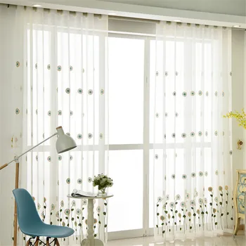

Curtain, window screen, curtain, finished product, customized processing, bedroom, living room, floating window, small chrysanth