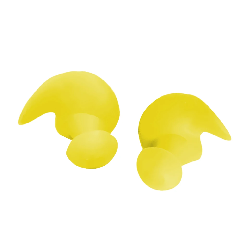 1 Pair Soft Silicone Earplugs Flexible Ear Plugs Swimming Bathing Waterproof Dust-Proof Earplugs Water Sports Diving Accessories