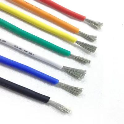 

Heat-resistant cable wire Soft silicone wire 12AWG 14AWG 16AWG 18AWG 20AWG 22AWG 24AWG 26AWG 28AWG heat-resistant silicone