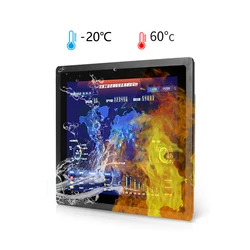 Mini tablette industrielle 15 pouces intégrée, tout en un, avec écran tactile capacitif, wi fi sans fil, rs 232 COM intégré 