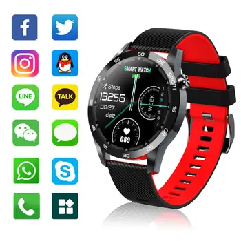

F22L Smart Bracelet Body Temperature Breathing Training Function Blood Oximeter Sports Bracelet Heart Rate Smart Wristband Strap