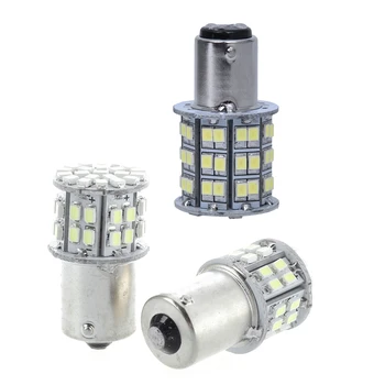 

2X 1156 SMD 50 LED Light Bulb Lamp 12V Auto White Flashing Light & 1x 1157 1016 BULB 60 LED SMD White 12v for Vehicle
