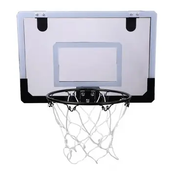

Mini Basketball Hoop Set Shatterproof Backboard Punch Free Rebounds With Ball Wall Hanging Children Steel Rim Toy Sports