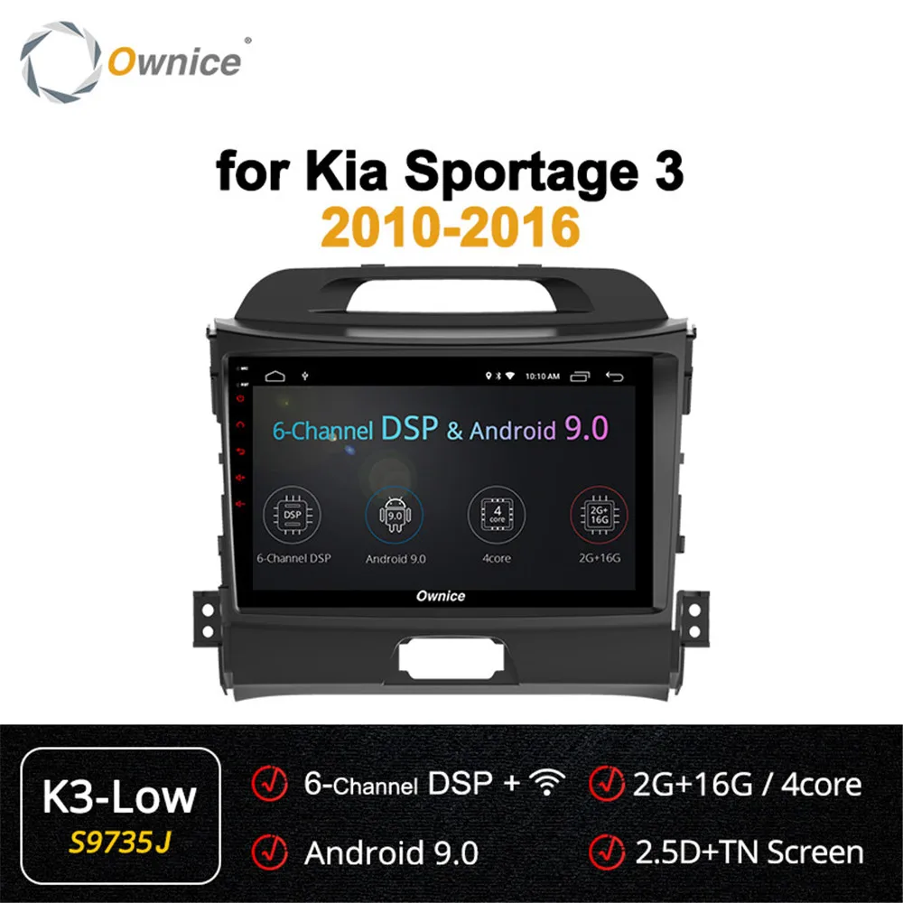 Ownice Android 9.0 360 Panorama for KIA KX5 Sportage 3 4 2007 - 2016 Car Radio 2din Navi GPS Player DSP 4G LTE SPDIF | Автомобили и