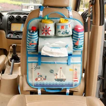 Мультипликационный автомобильный органайзер для сидения автомобиля, подвесные сумки для сидения, многофункциональная сумка для сидения, карман для автомобиля, Стайлинг для детей, автомобильные аксессуары