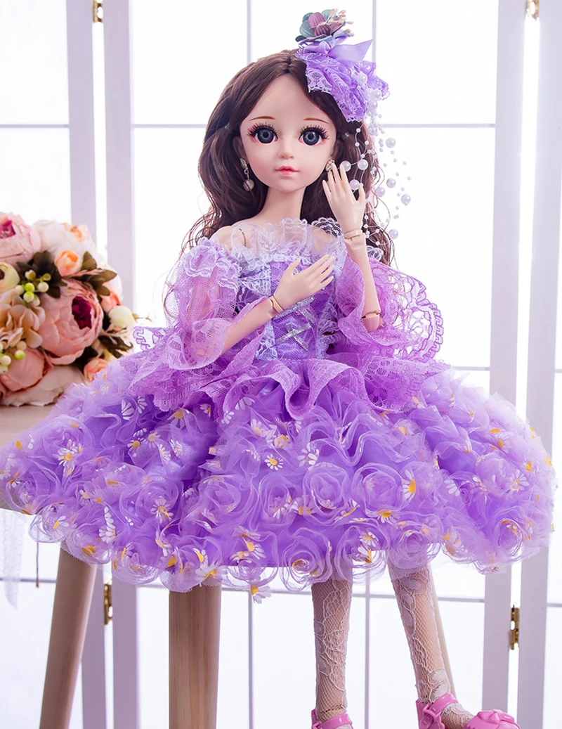 1/3 60 см 18 подвижные шарнирные игрушки BJD куклы модные 3D глаза куклы в одежде Ювелирная обувь аксессуары Игрушки для девочек