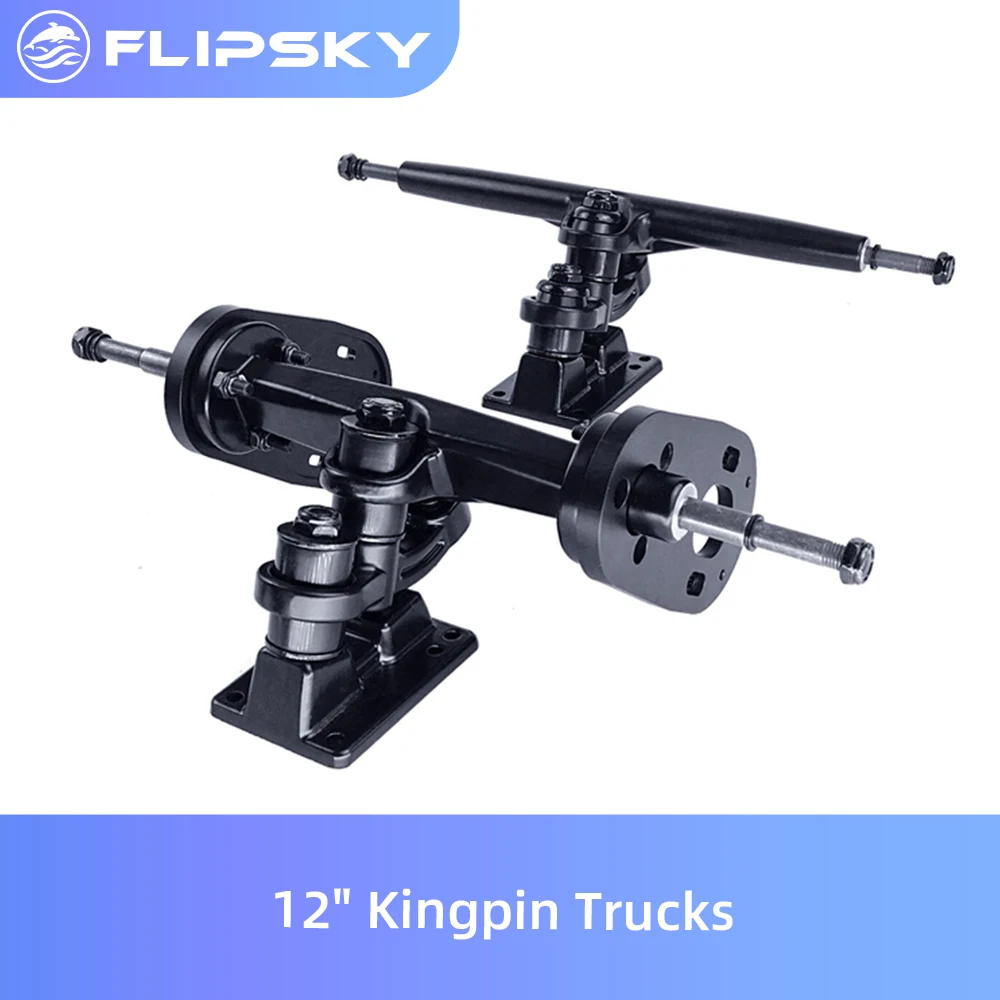 Flipsky Electric Skateboard Trucks 12 Inches With Motor Mounts For