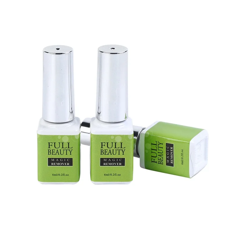Белый 1 pc 6/8ml NEW Burst Magic Remove UV Gel Nail Polish Soak off Acrylic Clean Degreaser For Nail Polish - Цвет: Белый