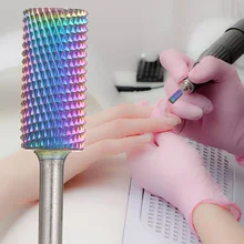 Инструмент для дизайна ногтей карбид вольфрама алмазные сверла для ногтей набор 7 шт. маникюрный педикюр инструмент для дизайна ногтей для лака для ногтей