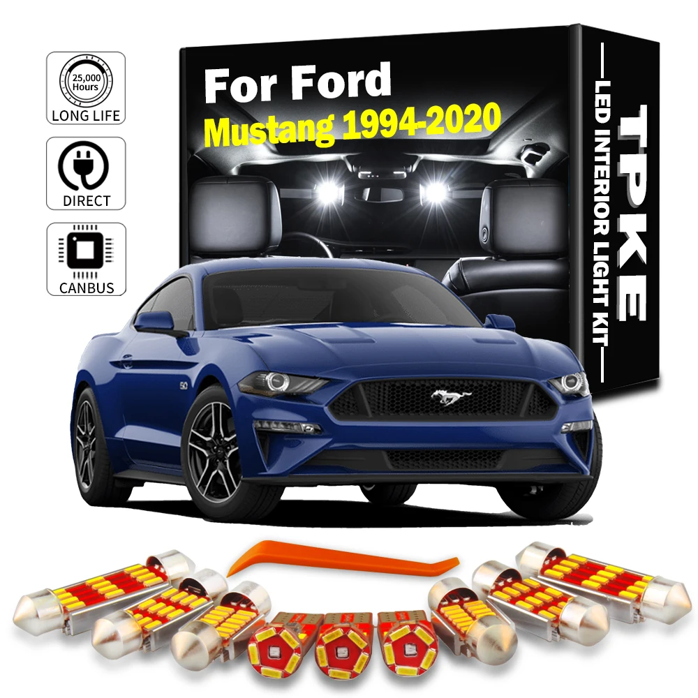 TPKE для 1994-2018 2019 2020 Ford Mustang автомобильные аксессуары ярсветильник комплект чтения