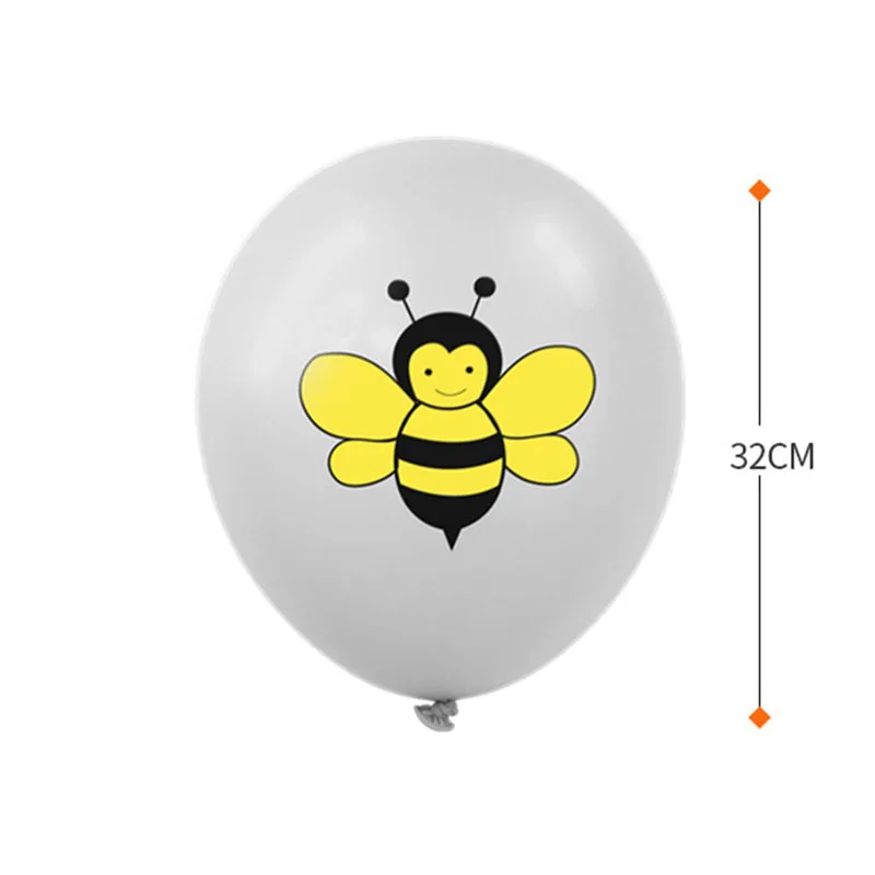 100 шт медовые воздушные шары в виде пчелы на день рождения украшения для детей счастливый игрушечный шар
