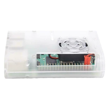 

Easy Install Support Cooling Fan ABS Cover Universal Shelf Durable Protective Case Impact Resistant For Raspberry Pi 4 Model B