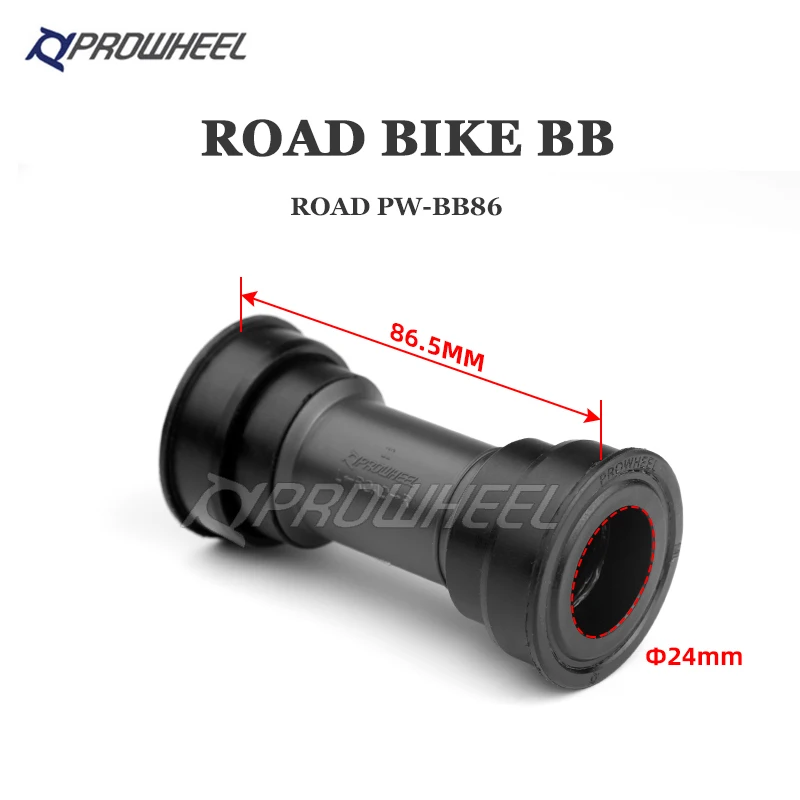 Bicycle Bottom Bracket PROWHEEL BB73 BB92 BB68 BB86 MTB Road Mountain Bike Press-in Bottom Brackets BB 24mm