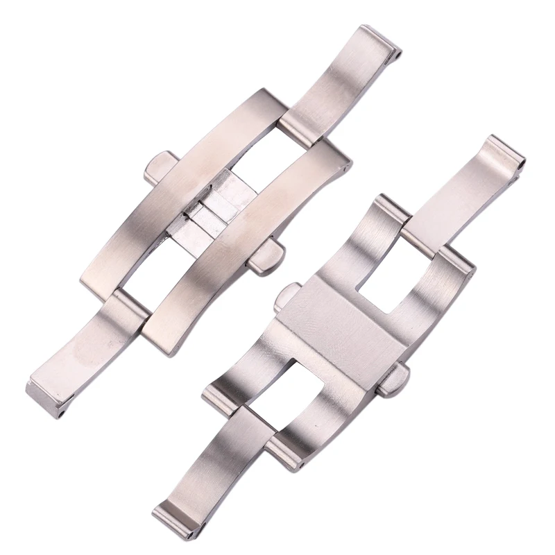 

Stainless Steel Buckle For Watch Strap Bracelet 21mm 23mm 25mm Watchband Double Push Deployment Clasp Watch Accessories