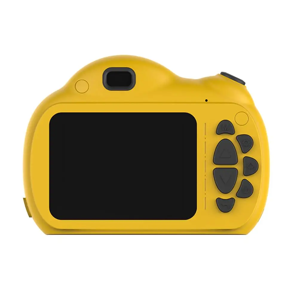 Детская камера 2,4 дюймов HD экран 1080P камера с автоспуском мини-камера видео рекордер детская камера игрушки для детей - Цвет: Orange