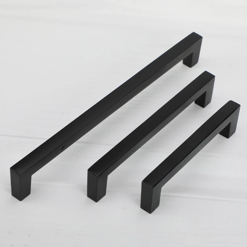 Kitchen Door Handles Modern Style Aluminum Alloy Hardware For Cabinet Drawer Wardrobe