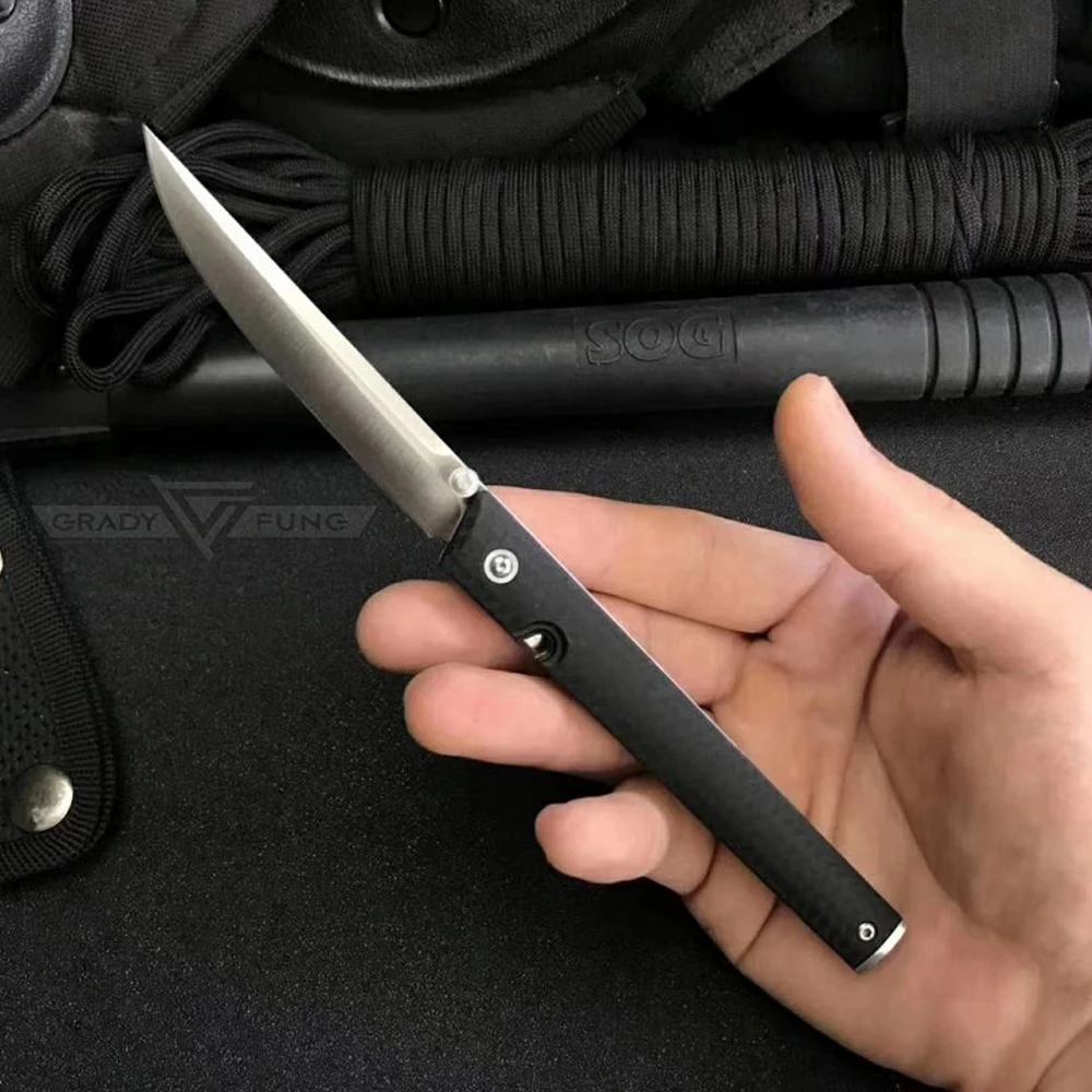 WHYEDC OEM качество CEO 7096 складной нож 8cr13mov стальной армированный стеклом нейлоновая ручка легкий карманный нож для выживания EDC