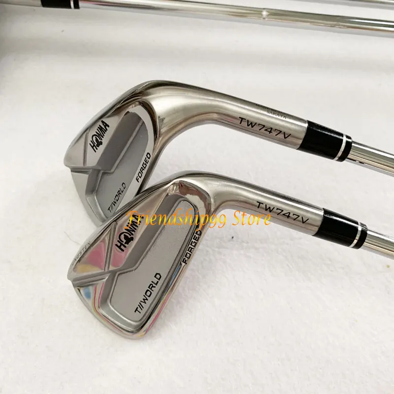 Новые мужские HONMA TW747V гольф утюги 4-11.SW Утюги клюшки Графит Гольф Вал R/S/SR flex клюшки для гольфа с головной убор