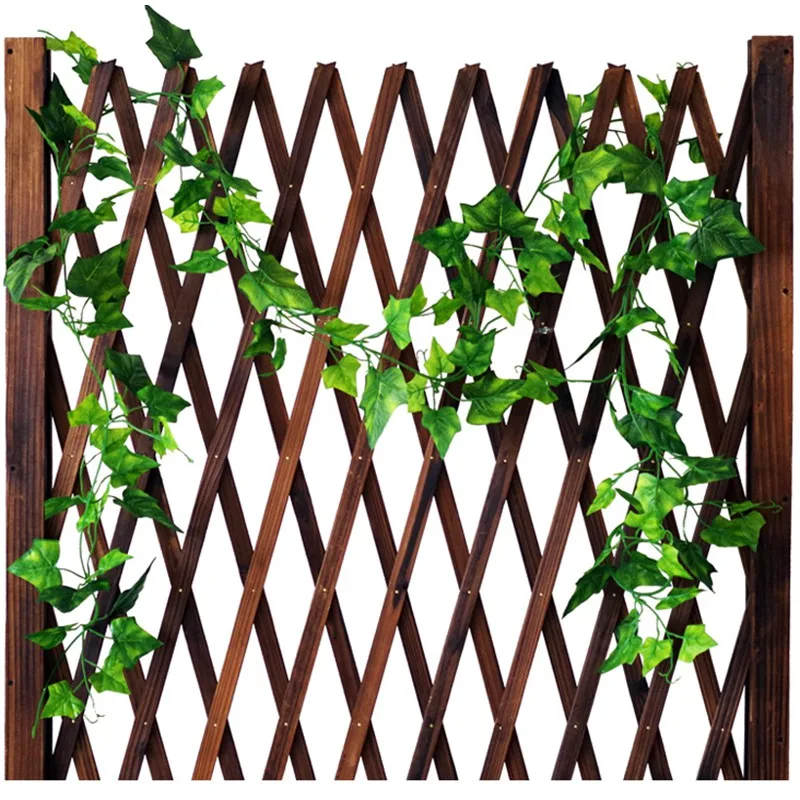 2M Artificial Ivy Plants Decor Hanging Green Vines Plastic Fake Leaf  Garland Leaves DIY Wedding Party