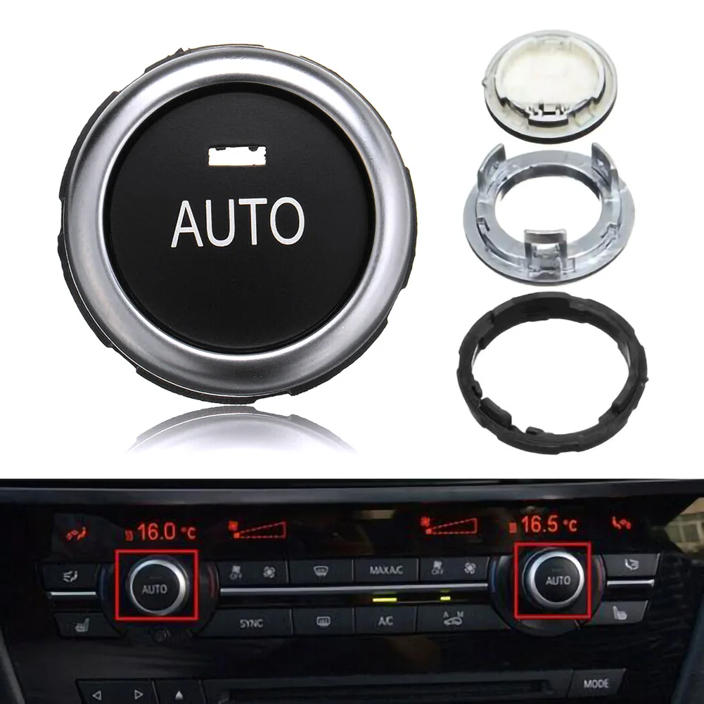 

Autos Temperature adjustment Rotation Knob Button Switch For BMW 5-7 Series X5 X6 F10 F01 A/C Car Air Conditioning Knob Switch