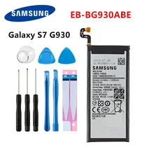 SAMSUNG Orginal EB-BG930ABE 3000mAh Battery for Samsung Galaxy S7 SM-G930F G930FD G930W G930A G930V/T G930FD G9300 +Tools