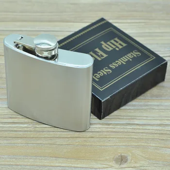 

Men Wine Pot Carry-on Wine Pot Portable 5 Oz Stainless Steel Flagon (Attached Elementary School Funnel) 102G