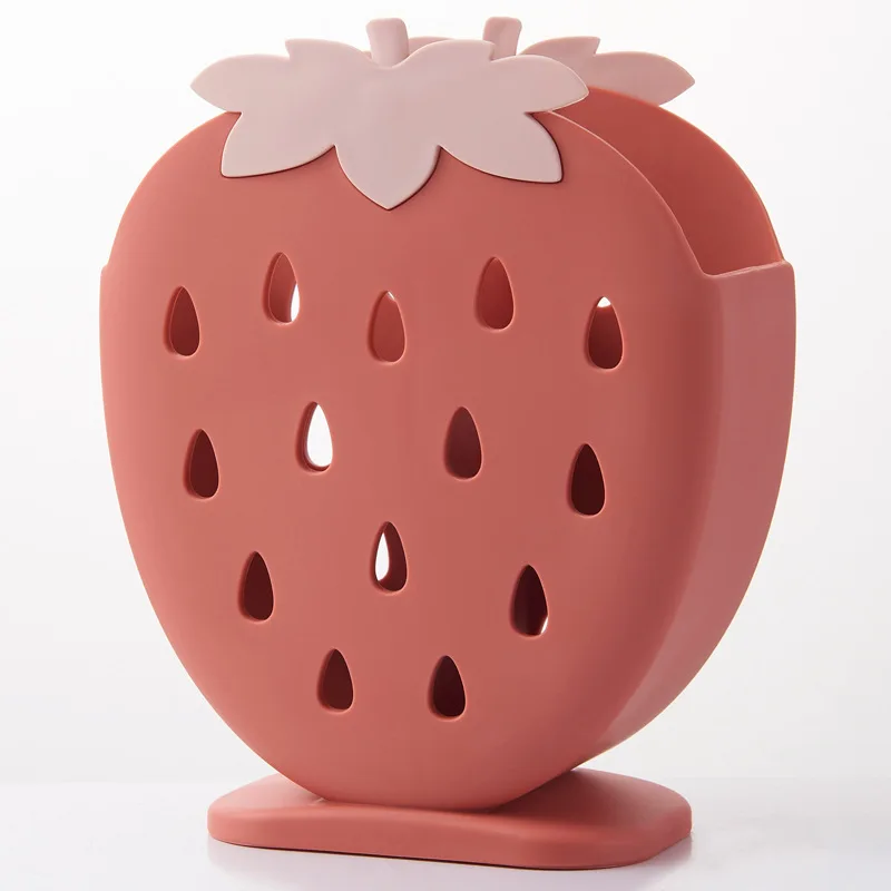 Kawaii Strawberry Utensil Holder - Limited Edition