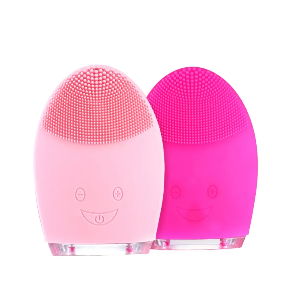 USB Mini Face Cleaning Brush Electric Massage Washing Machine Waterproof Silicone Cleansing Tools skincare pore cleanser