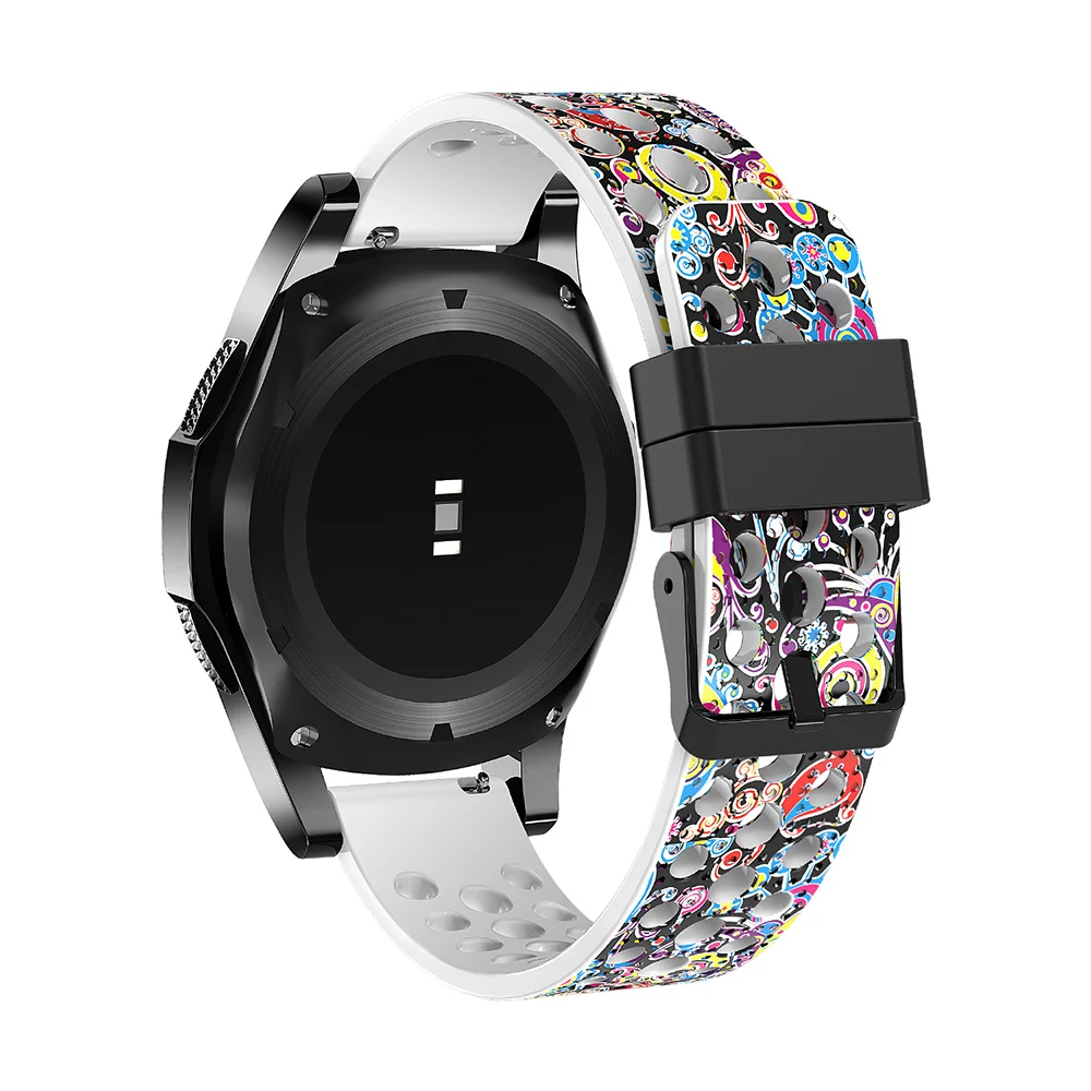 black classic Baaletc для samsung gear S2 20 мм быстрый спортивный силиконовый ремешок для часов Ремешок для Garmin Vivoactive 3 Band аксессуары - Цвет: black classic