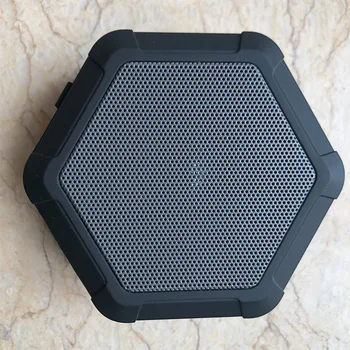 

165 Waterproof Hexagon TF Card Bluetooth Speaker Triple Protection Small Audio Outdoor Mountaineering Hands-Free Drop-Resistant
