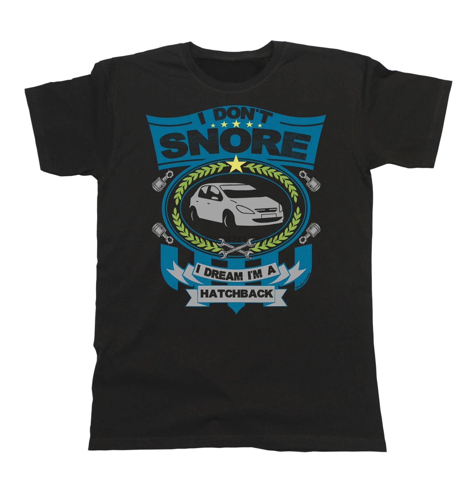 Футболка Herren Car-I don't snore I dream I'm хэтчбек Peugeot 307 Classic G |