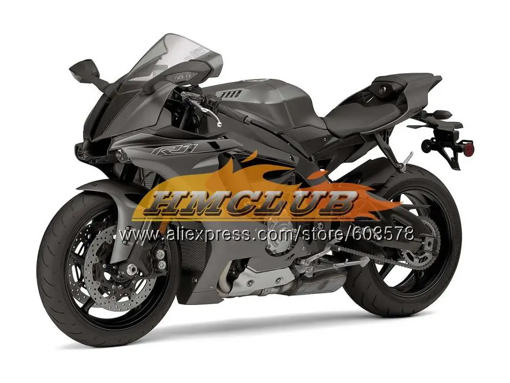 Инъекций для YAMAHA YZF-R1 YZF 1000 R1 127CL. 0 YZF-1000 YZF R 1 YZF1000 YZFR1, 15, 16, 17, обтекатель oem красочный - Цвет: No. 19 Gloss grey