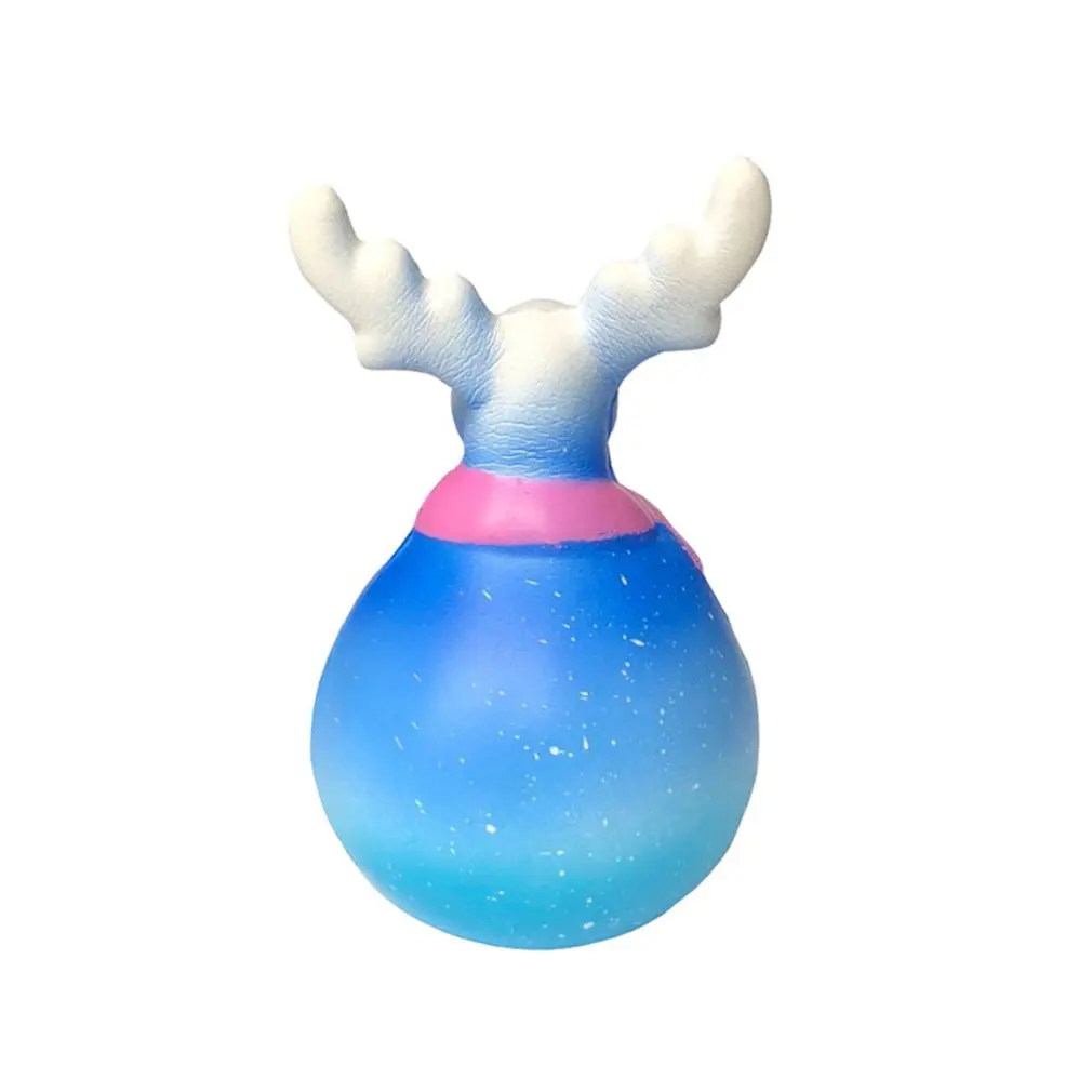 Мягкий медленный отскок голова Санта-Клауса и снеговика Рождество и Хэллоуин Игрушка отскок моделирование модель высвобождение давления игрушка