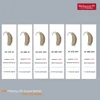 GN Resound VEA Hearing Aid Aids Mini Digital Wireless BTE Sound Amplifiers w Rechargeable Batteries 3