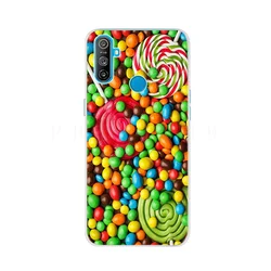 Cute Pattern Soft Silicone Phone Back Cover - TPU Protective Case for Realme C3 (288)