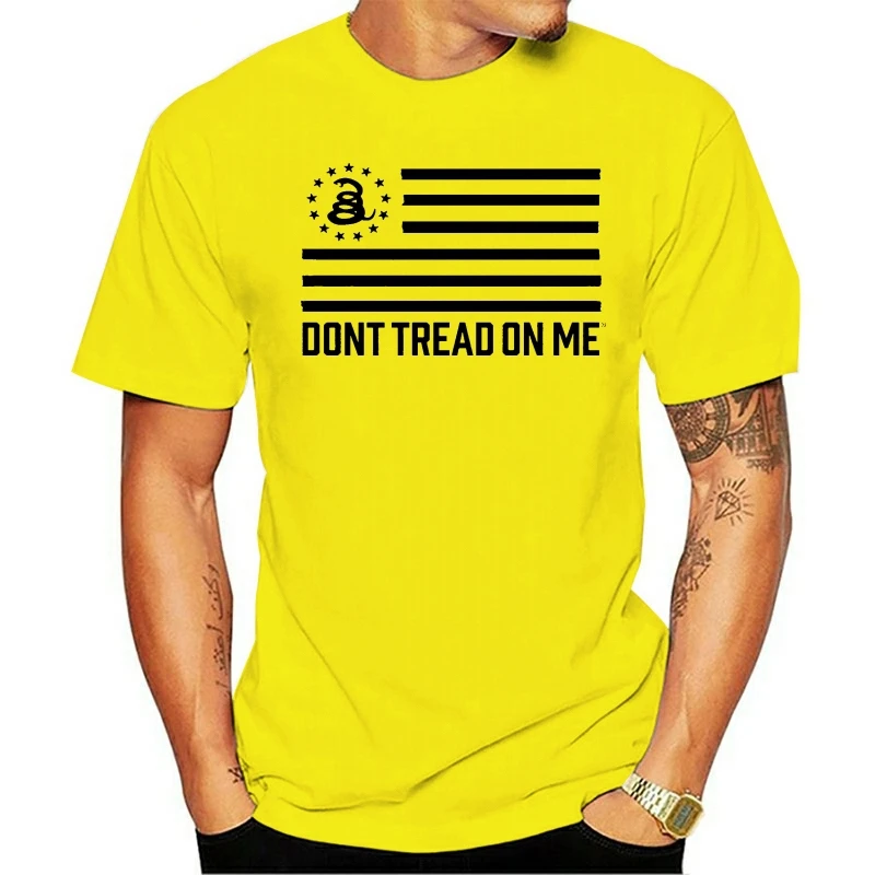 

New high quality 2017 O-Neck T Shirt Men Don't Tread On Me Combat Men's Tee Tactical Harajuku funny tee shirts