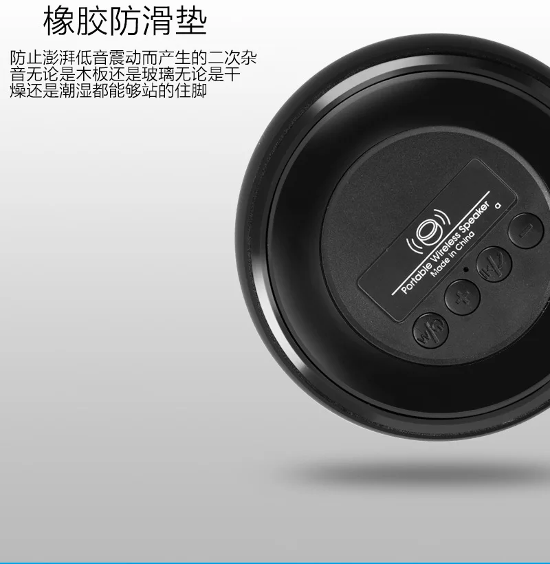 Bluetooth динамик с браслетом портативная карта тяжелый сабвуфер мобильный телефон Спорт на открытом воздухе Мини Bluetooth EY272