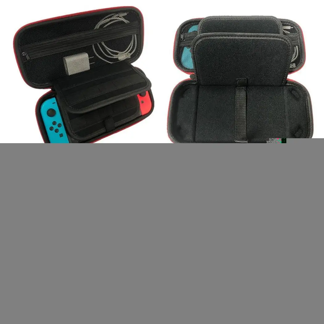 New Travel Carrying Game Protection Storage Zipper Package for Case Nintendo Red Blue Black Switch | Электроника