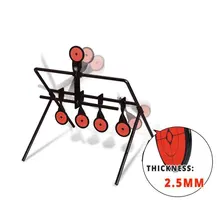 Wind Chimes Shooting Targets Metal Automatic Reset Rotating Outdoor Hunting Practice Shooting Target Tactical