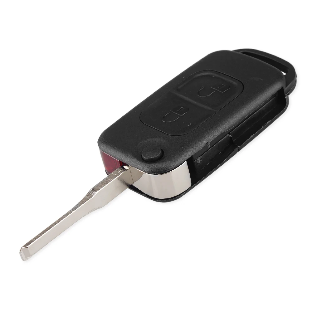 KEYYOU 1/2/3/4 кнопки дистанционного ключа чехол складной чехол для ключей на застежке для Mercedes Benz C, E, S, ML SL ML55 AMG S500 SL500 W168 W124 ключ