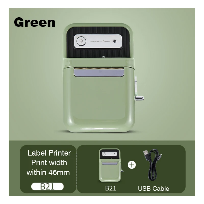 Niimbot B21 Portable Thermal Label printer Mini Pocket Bluetooth Price Tag Printer For Moble Phone Android iOS sticker printer mini Printers
