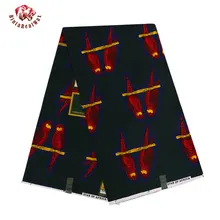 Анкара африканская ткань из полиэстера с восковой печатью Binta настоящий воск высокое качество 6 ярдов африканская ткань для вечерние платья PL548