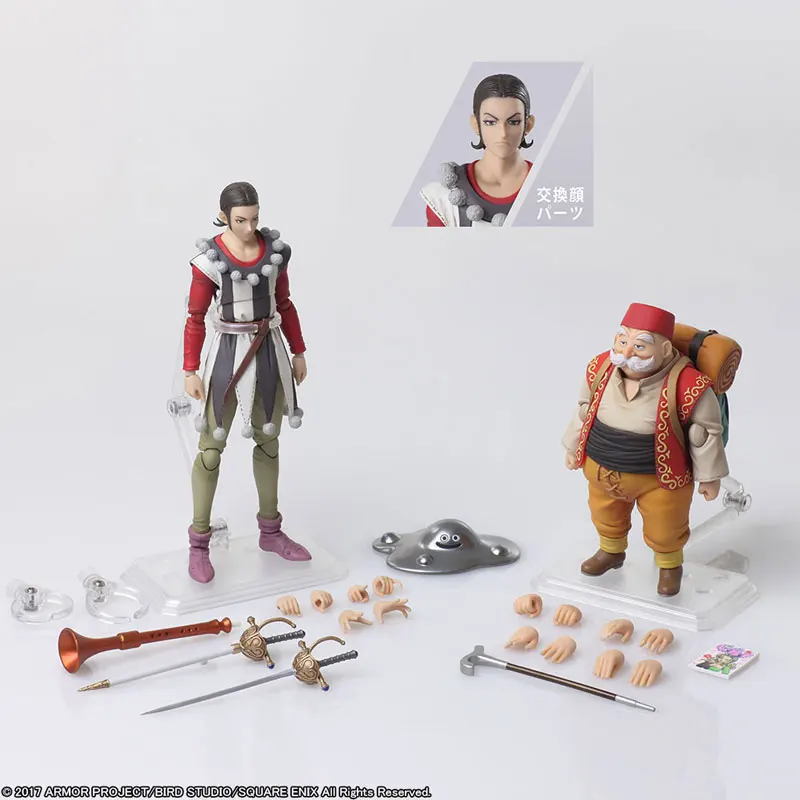 Original 2pcs/set SQUARE Enix Bring Arts Dragon Quest Action figure doll Warrior sylvia PVC cartoon anime game | Игрушки и хобби