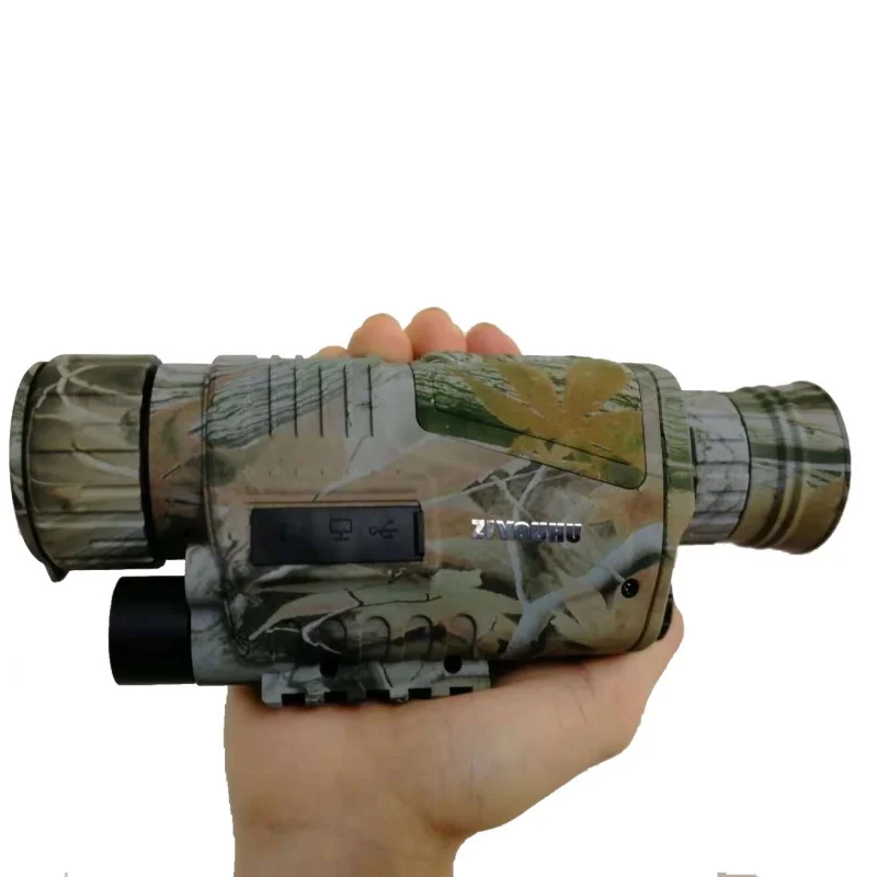 Горячая полная темная 5X40 400 м диапазон инфракрасного цифрового ночного видения монокуляры оптика телескоп для охоты камеры наблюдения