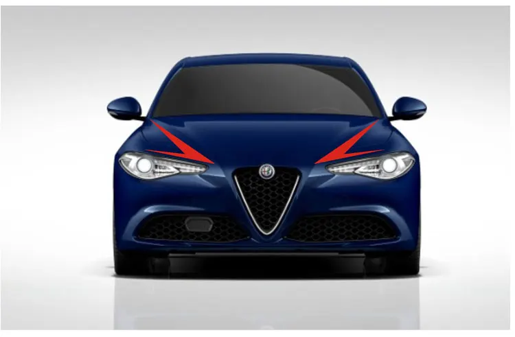 World Datong, автомобильный Стайлинг, Спортивная Автомобильная наклейка для Alfa Romeo Giulia, автомобильные наклейки с обеих сторон, спортивные авто наклейки, наклейка, автомобильная виниловая пленка